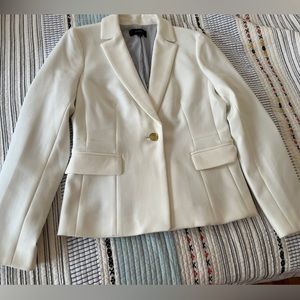 Jcrew White Peplum Blazer US6